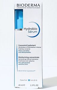 Bioderma HYDRABIO SERUM 1.3oz Moisturizing CONCENTRATE dehydrated skin, new