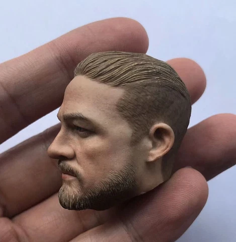 Male Head 1/6 Charlie Hunnam Carved Sculpt Model 2in. F PH Man Action Figure Cover