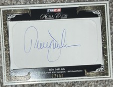 2008 TRISTAR Signa Cuts Cut Auto Gold /50 Ron Darling Auto