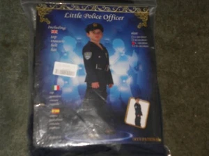 NEW POLICEMAN Kid's CHILDREN'S Child's HALLOWEEN COSTUME SIZE LARGE - Picture 1 of 4