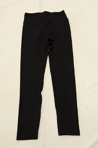 ATHLIO Girl's Full Length Hidden Pocket High Waisted Leggings CB7 Black Large - Picture 1 of 4