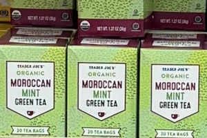 3 Pack Trader Joe's Organic Moroccan Mint Green Tea 20 Bags 1.27 oz ea 60 Ct - Picture 1 of 10