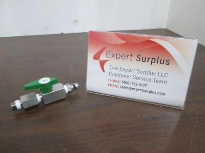Nupro, SS-4P4T5, SS Plug Valve, Used - Image 1 of 4