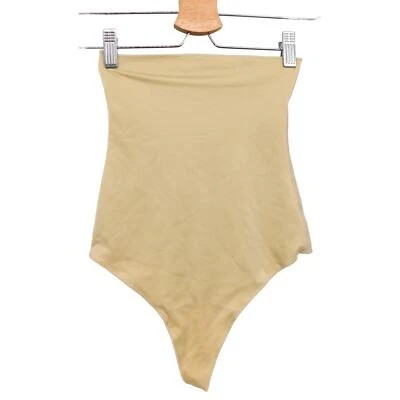 NUEVO CON ETIQUETAS Spanx Para mujeres Prendas moldeadoras de tiro alto Tangas elásticas Tostadas Talla Pequeña Foto 1 de 4