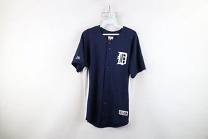 Vtg Majestic Boys XL Distressed Justin Verlander Detroit Tigers Baseball Jersey - Picture 1 of 16