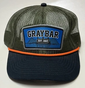 K Products Graybar Est 1869 Patch Netz verstellbare Seilmütze Kappe - Bild 1 von 7