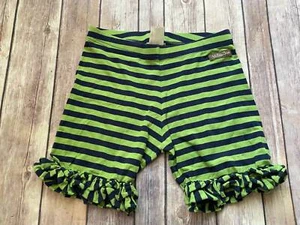 Matilda Jane sz 10 Hello Lovely Rivers and Stream Shorties navy green stripe B14 - Picture 1 of 2
