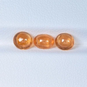 Granato Spessartite Naturale 2,97 Cts Miglior Grado Fanta Arancione - Video CAB 3pz - Foto 1 di 2