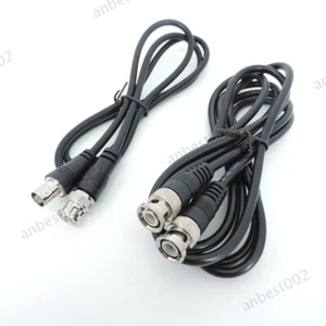 BNC Male to Male female Adapter dual head Cable video Connector Pigtail Wire - Picture 1 of 8