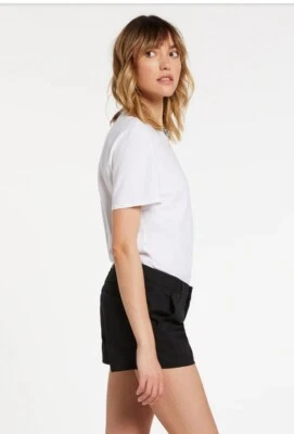 Volcom Kids Frochickie Shorts Big Kids Black Girl's Size 16 - Image 1 of 4