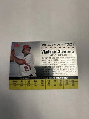 2008 Topps Chrome - Trading Card History #TCHC31 Vladimir Guerrero - Image 1 of 2
