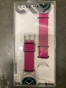 Case-Mate Samsung Gear S2 Classic Smart Watch Signature Leather Strap Band Pink - Picture 1 of 1