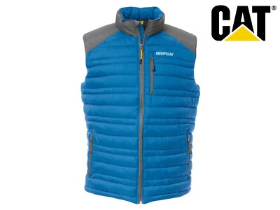 CAT Work Body Warmer Caterpillar Defender Water Resistant Insulated Vest Gilet - Image 1 of 4