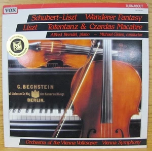 Vinyl: SCHUBERT - LISZT Wanderer Fantasy Alfred Brendel Turnabout Vox - Picture 1 of 2