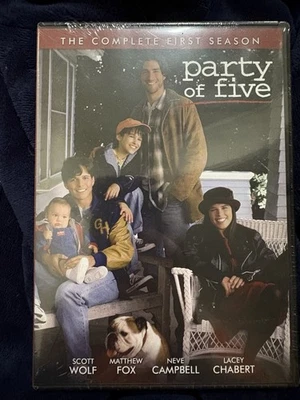 Party of Five - The Complete First Season (DVD, 2004, 5-Disc Set) New Sealed - Image 1 of 2