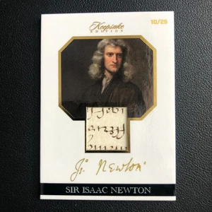 2023 Keepsake Edition Authentic History Relic Sir Isaac Newton /25 youym23 - Picture 1 of 2