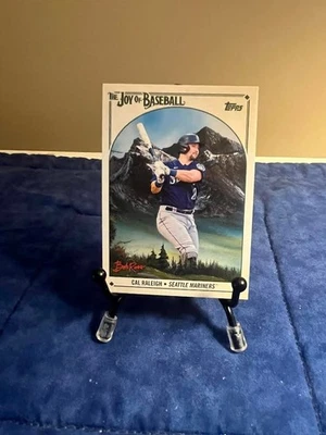 2023 Topps X Bob Ross Joy Of Baseball Cal Raleigh #29 Seattle Mariners - Image 1 of 2
