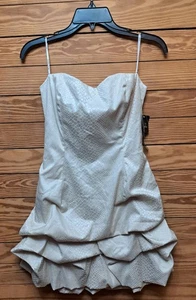 MADDY PAIGE NWT STRAPLESS MINI COCKTAIL DRESS SZ 7/8 Y2K FORMAL PARTY PROM - Picture 1 of 7