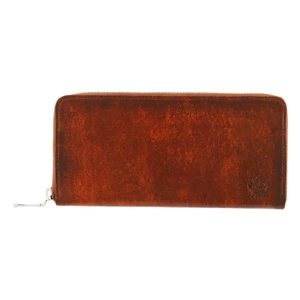 [Orobianco] Cartera Larga Cremallera Redonda Cuero Genuino Pátina Para Hombre ORS-072 - Imagen 1 de 8