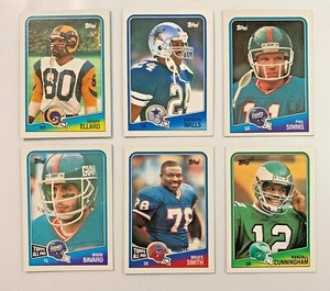 1988 Topps Football Cards You Pick #'s 200-396 -- Complete Your Set