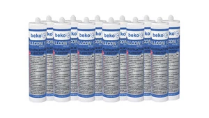 12x beko Allcon 10® Konstruktionsklebstoff Montagekleber inkl. Einweghandschuh - Bild 1 von 6