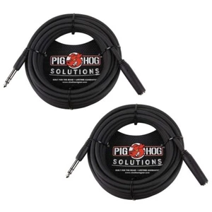 Pig Hog PHX14-25 1/4" TRSF to 1/4" TRSM Headphone Extension Cable, 25 Feet... - Picture 1 of 2