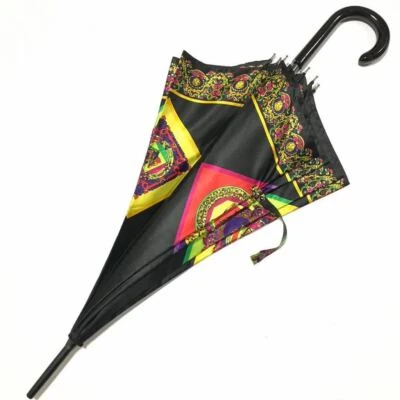 Paraguas de lluvia Versace Italia usado de lujo multicolor premium precioso #17 Foto 1 de 4
