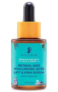 PILGRIM Korean 0.5% Retinol 1% Hyaluronic Acid Lift & Firm Anti Aging Serum 30ml - Picture 1 of 5