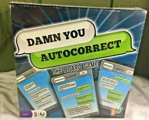 Damn You Autocorrect Board Game Go Games 2012 New Sealed