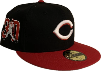 Мужская Cincinnati красный New Era Ken Griffey младший стороне нашивка черный красный резинке шляпа - Изображение 1 из 4