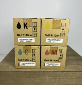 NEU Dell 5110CN Toner CMYK 4er Set Farben Komplettset versiegelt Original - Bild 1 von 2