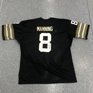 Archie Manning Throwback Saints 1971 Mitchell & Ness Autographed Jersey Size 56 - Picture 1 of 19