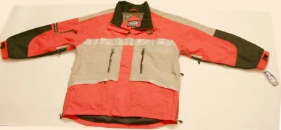 Polaris PURE Parka Shell Snowmobile ATV Trail Jacket Red Black High Vis Men XL - Image 1 of 4