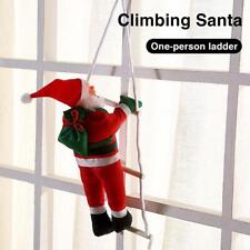 Santa Claus Climbing On Rope Ladder Christmas Tree New Outdoor Indoor G6F2