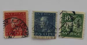 SELLOS PERFIN DE SERIGE SUECIA "ASEA, D, B" INICIALES - Imagen 1 de 2