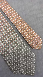 ¡NUEVO! DIMITRI ROMA NY PARA HOMBRE CORBATA RELOJ DE SEDA PURA ROSA Y GRIS 56"" LARGO 3,25"" ANCHO - Imagen 1 de 3