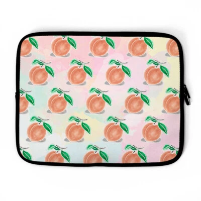 Peachy Peach Print Laptop Sleeve, laptop case, Device Case iPad, HP, ACER, Mac - Image 1 of 4