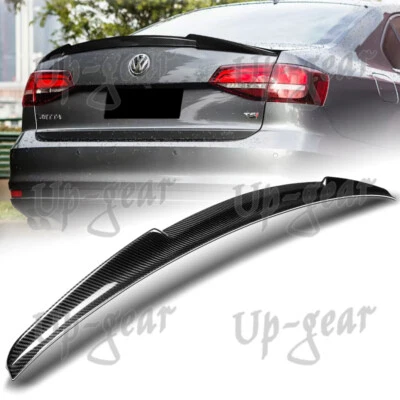 Alerón tapa maletero fibra carbono estilo V para Volkswagen Jetta MK6 MK6.5 2011-2018 Foto 1 de 4
