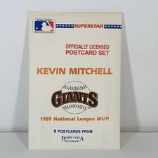 Barry Colla Postcard Set of 8: Kevin Mitchell San Francisco Giants 1989  MVP