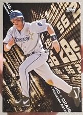 CRAIG BIGGIO 2016 TOPPS HIGH TEK HIGHLIGHTS SP GOLD 5X7 JUMBO CARD #/10 ASTROS