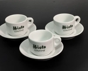 Richard Ginori Italy Histo Cappe Set of 3 Cup & Saucer Set - Picture 1 of 7