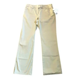 Jones New York Sport khaki Pants Tan Pockets Size 4P Casual Stretch Neutral NWT - Picture 1 of 15