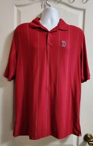Antigua Boston Red Sox Mens L Polo Golf Shirt Red - Picture 1 of 5