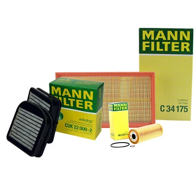 Kit de servicio de filtro Mann para Mercedes-Benz E320 3,2 L L6 1996-1997 Foto 1 de 2