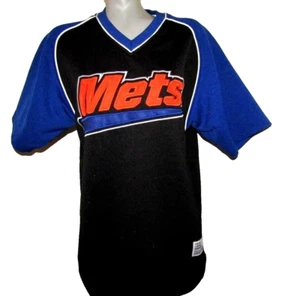 Camiseta deportiva True Fan, MLB New York METS, azul/negro/naranja, para hombre talla mediana, nueva sin etiquetas - Imagen 1 de 10