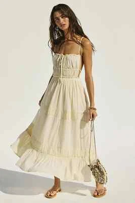 Maxi Vestido Free People Taking Sides S P Para Mujer Informal Sin Espalda Largo NUEVO 45038 Foto 1 de 4