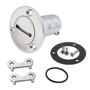 Boat Deck Fuel/Gas/Water/Waste Fill/Filler Tank Key Marine 316 Stainless Stee... - Picture 1 of 7