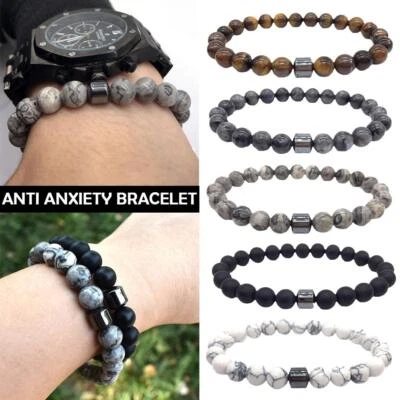 Anti Anxiety Bracelet Smoking Cessation Bracelet Quit Smoking Bracelet Best Gift - Image 1 of 4