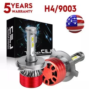 Bright LED headlight bulbs for Yamaha Phazer Mountain Lite PZ500ML 2000-2001 USA - Picture 1 of 16