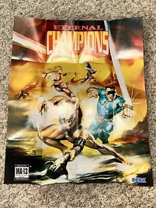 Eternal Champions serie Genesis poster promozionale pieghevole inserto SOLO - Foto 1 di 3